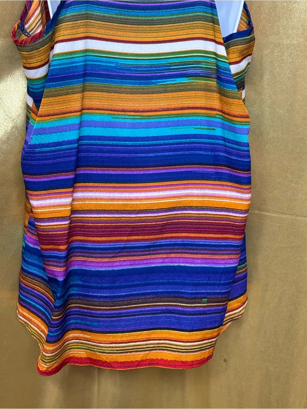 Olive & Oak Striped Racerback Tank Top | Size Large | Made in USA 🌟 - Picture 9 of 13